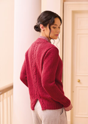 Welt Cardigan in Rowan Pure Alpaca - Downloadable PDF