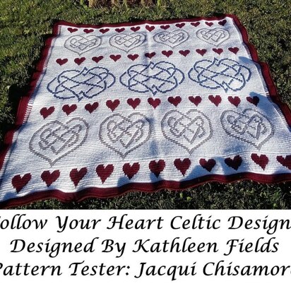 Follow Your Celtic Heart Blanket Crochet Pattern