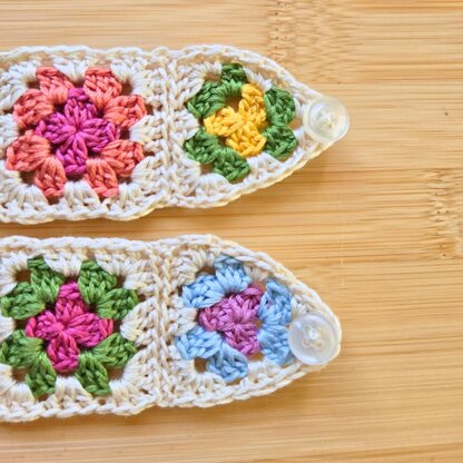 Granny Square Curtain Ties