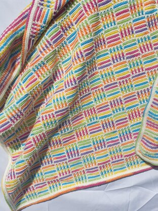 Square Galore – Mosaic Crochet Blanket Pattern