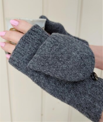 Felted Convertible Mitts