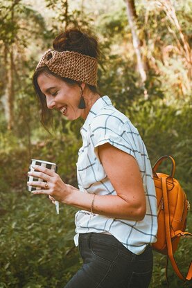 Knit Honeycomb Earwarmer Headband