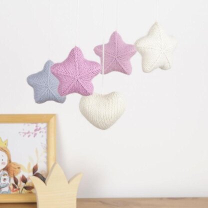 Star knitting pattern