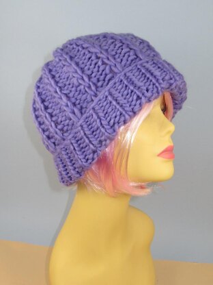 Super Chunky Fishermans Rib Beanie Hat