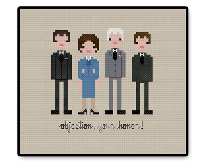 Perry Mason - PDF Cross Stitch Pattern