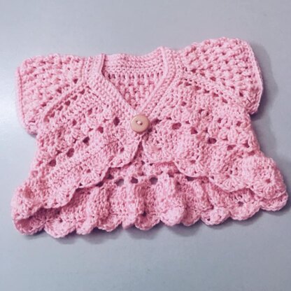 Butterfly Shrug for my new born baby