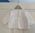 Shell Baby Cardigan and Bonnet