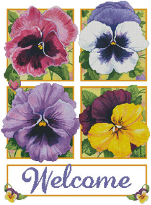 Pretty Pansies - #13883-PFLD