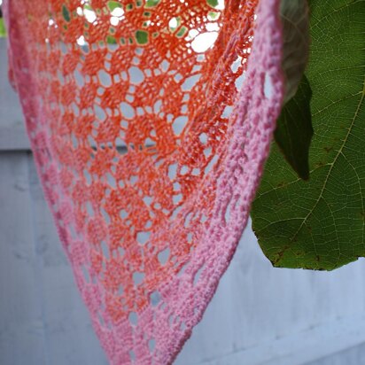 Perceptions Triangle Shawl