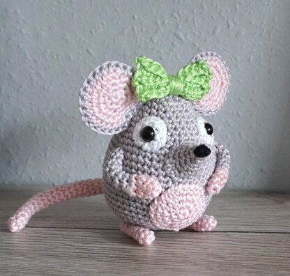 Häkelanleitung Amigurumi Mäuschen Lou