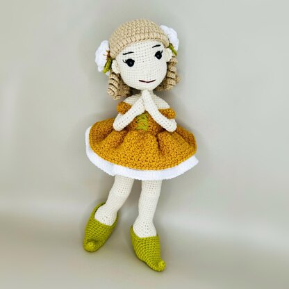 Crochet doll, Amigurumi doll, Little Elf