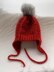 Redstone Earflap Hat -- a loom kit pattern