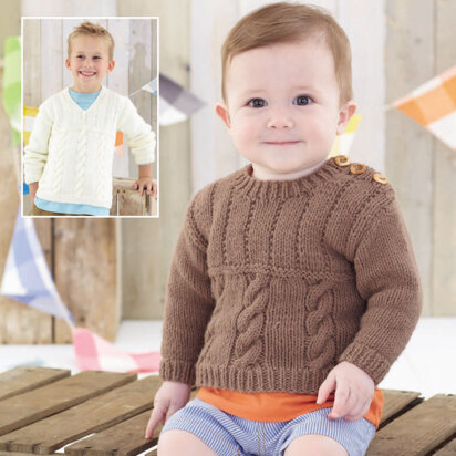 Sweaters in Sirdar Supersoft Aran - 4898 - Downloadable PDF