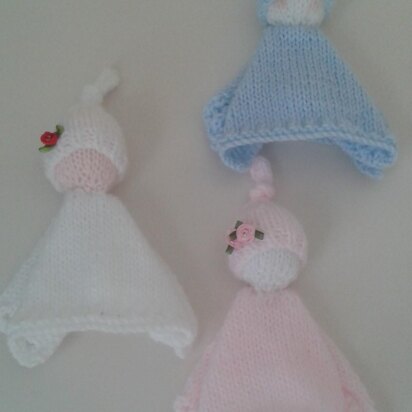 Little Blanky Cuddle Baby - knitting pattern