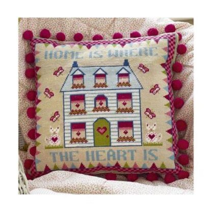 Historical Sampler Company Home is Where the Heart is Tapestry Kit - 40cm x 40cm