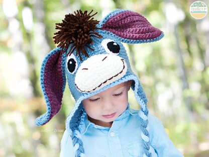 Funky Donkey Hat with Tail