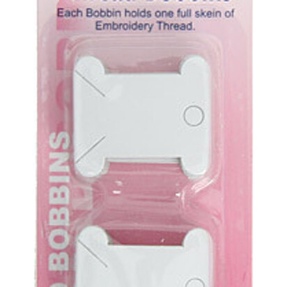 Hemline Paper Floss Bobbins, Pack of 50