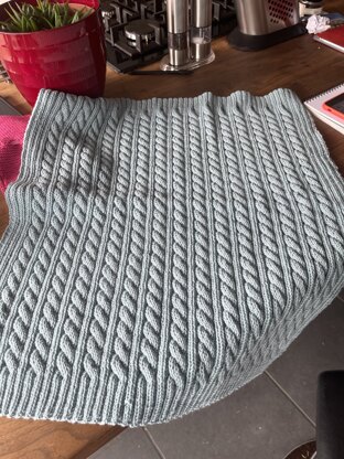Eve Cabled Blanket