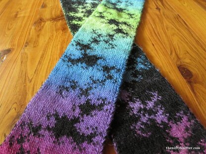 Dragon Curve Fractal Scarf