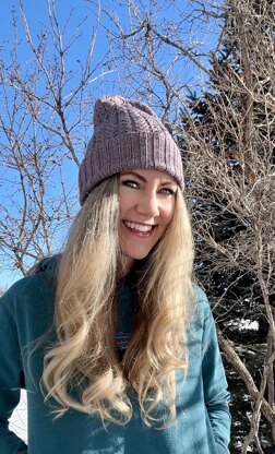 Lavender Land Beanie and Cowl