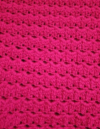 Easy Peasy Claret Shawl (US)