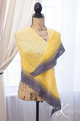 Dawn to Dusk Knit Shawl