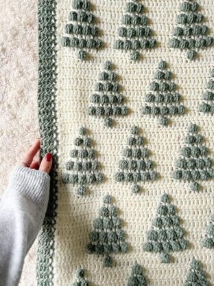 Little Christmas Trees Blanket