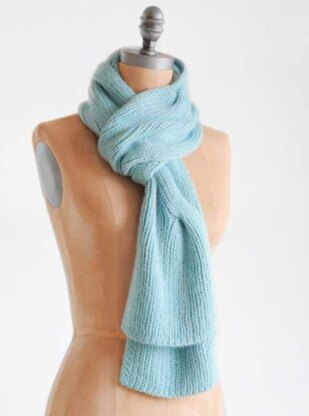 Dream Scarf in Blue Sky Fibers - T11 - Downloadable PDF