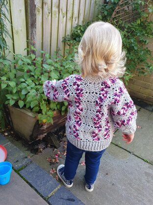 Zig a Zig ah junior kids cardigan