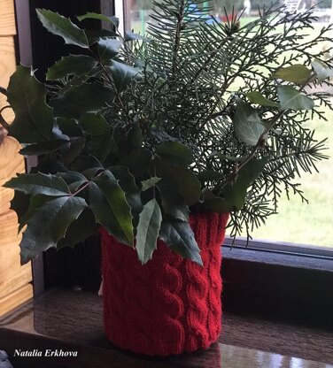 Sweater for a glass jar