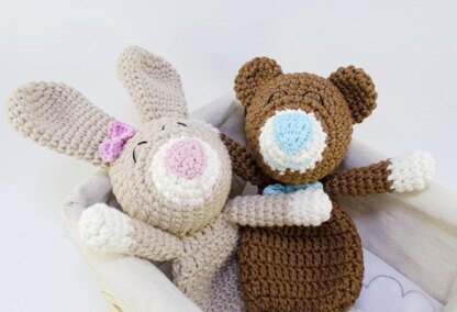 Teddy Bear and Bunny Lovey