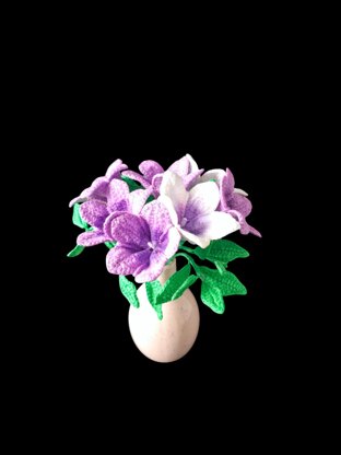 Crochet Petunia flowers