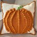 Bobble Stitch Pumpkin Pillow