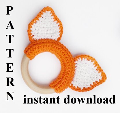 Fox ears  teether