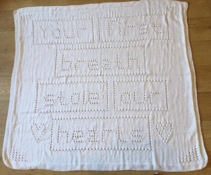 1st Breath Baby Blanket Knitting Pattern