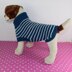 Dog Stripe Sweater