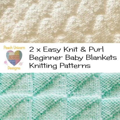 Easy Baby Blanket Knitting Pattern