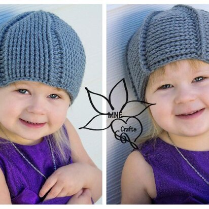 Reversible Star Crochet Beanie