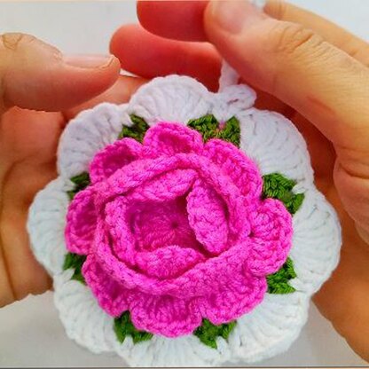 Crochet 3D Flower iPod Bag Pattern PDF + Video Tutorial