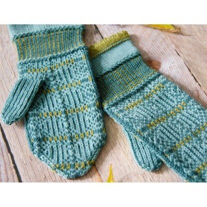 Valley Yarns 680 Sixth Button Mittens