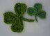 Shamrock and Four Leaf Clover Pin