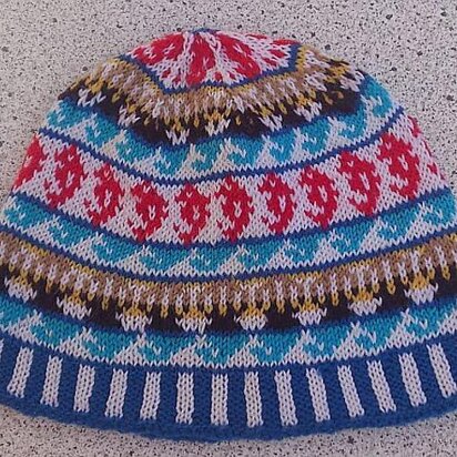 Seahorse beanie - knitting pattern