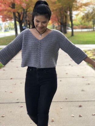 Crop top sweater