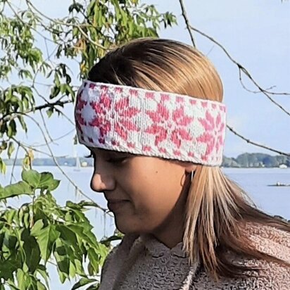 Snowflake Headband - knitting pattern