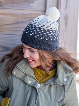 Mika Bobble Hat in Berroco Catena - 391-6 PDF