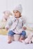 Coat, Cardigan, Top & Hat knitted in King Cole Bumble Chunky - Babies - P6084 - Leaflet