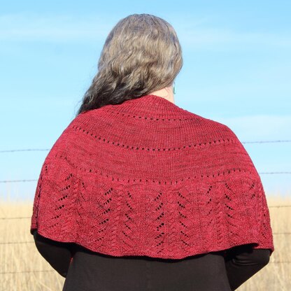 Prairie Fire Shawl