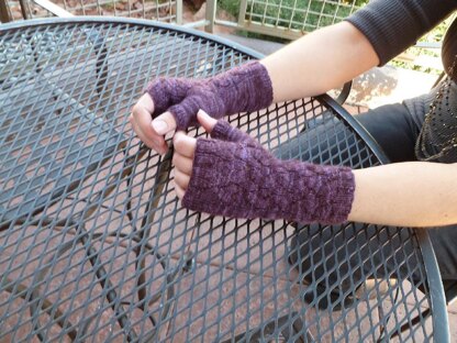 February Frost Fingerless Gloves