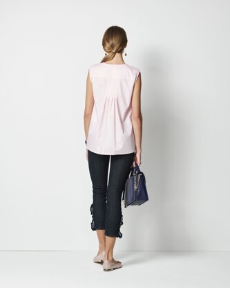 Burda Style Misses' Blouse – Top – V-Neck B6234 - Paper Pattern, Size 8-18