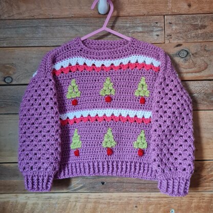 Granny Spruce Child Sweater